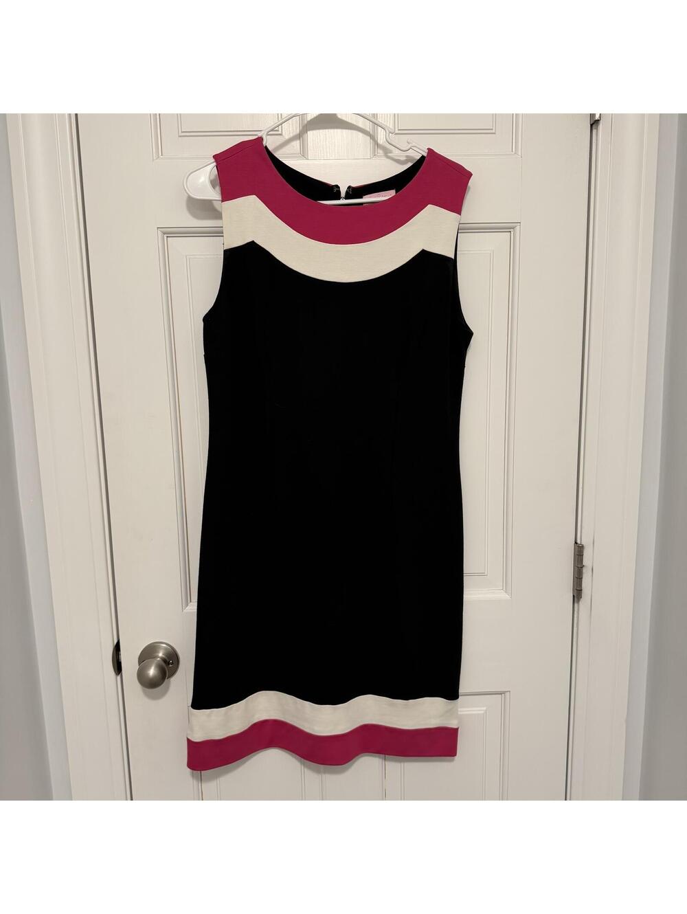 Lilly Pulitzer Sleeveless Colorblock Dress Size Large - Picture 4 of 6